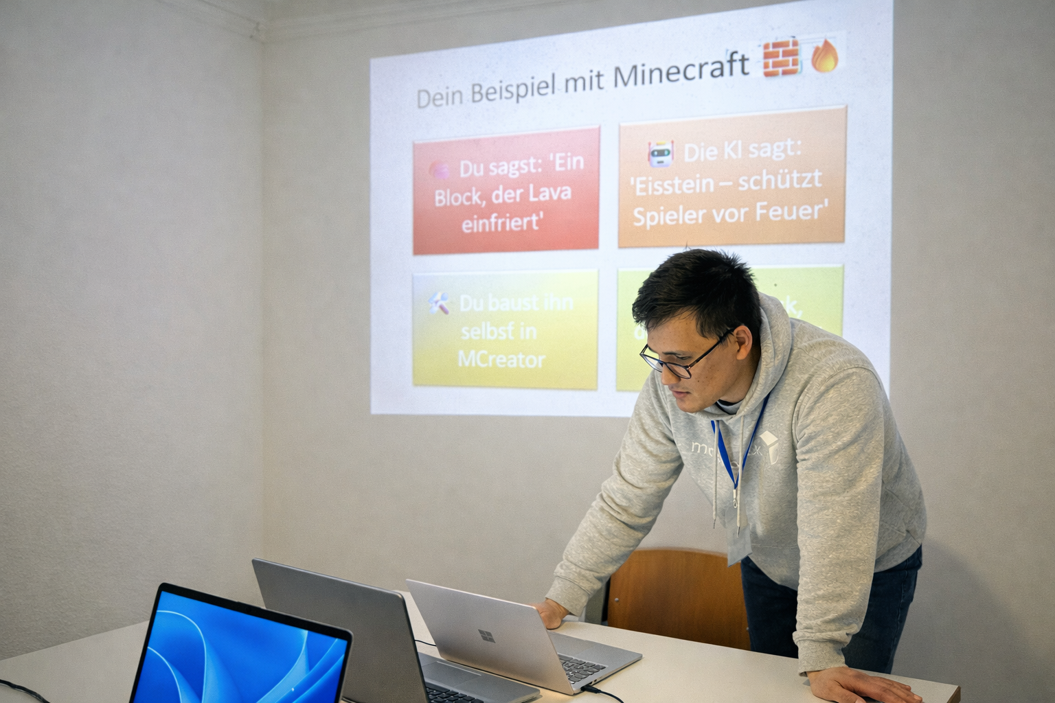 Kinder programmieren mit Minecraft