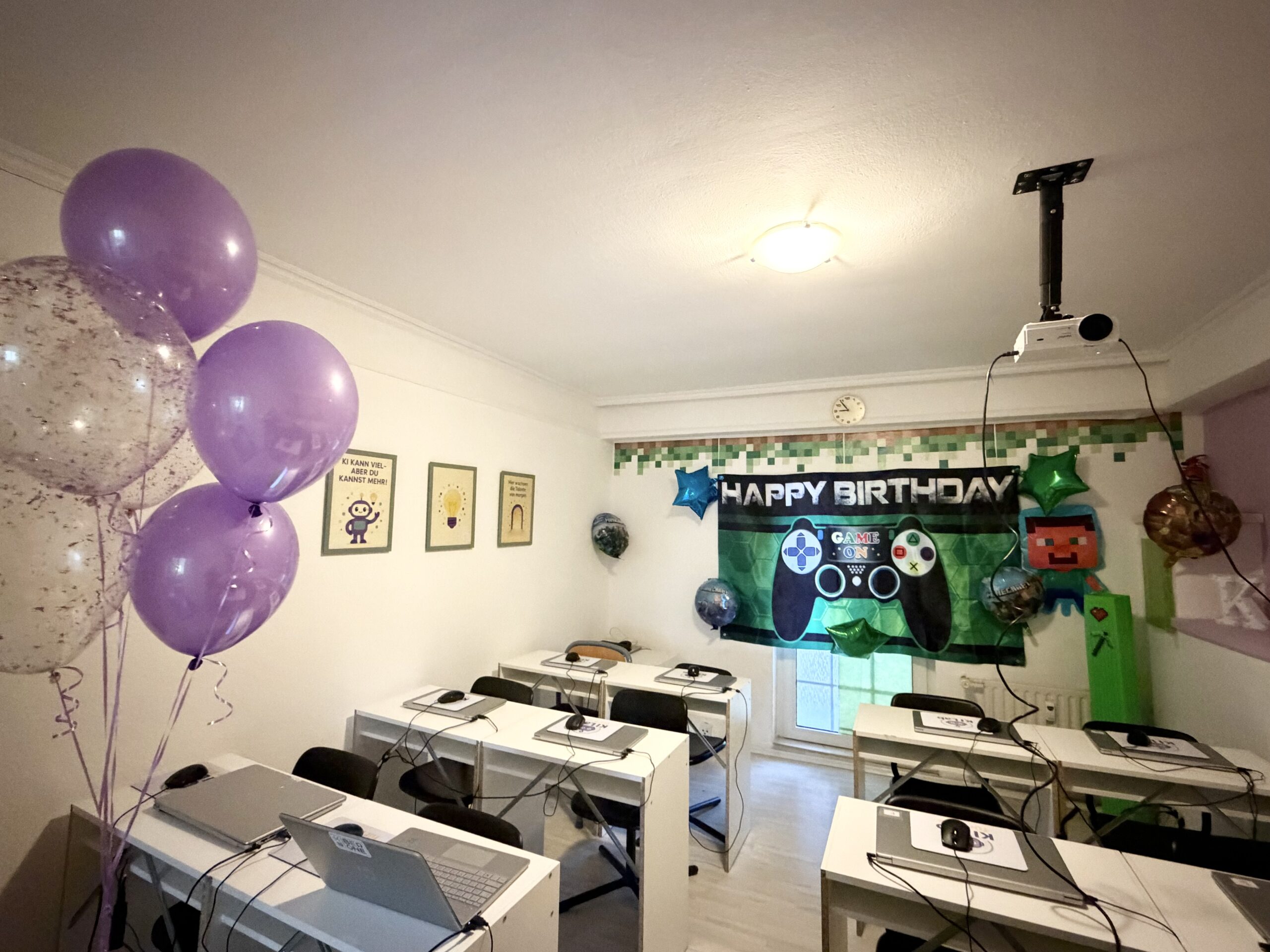 Geburtstagsfeier im KI Lab für Kids