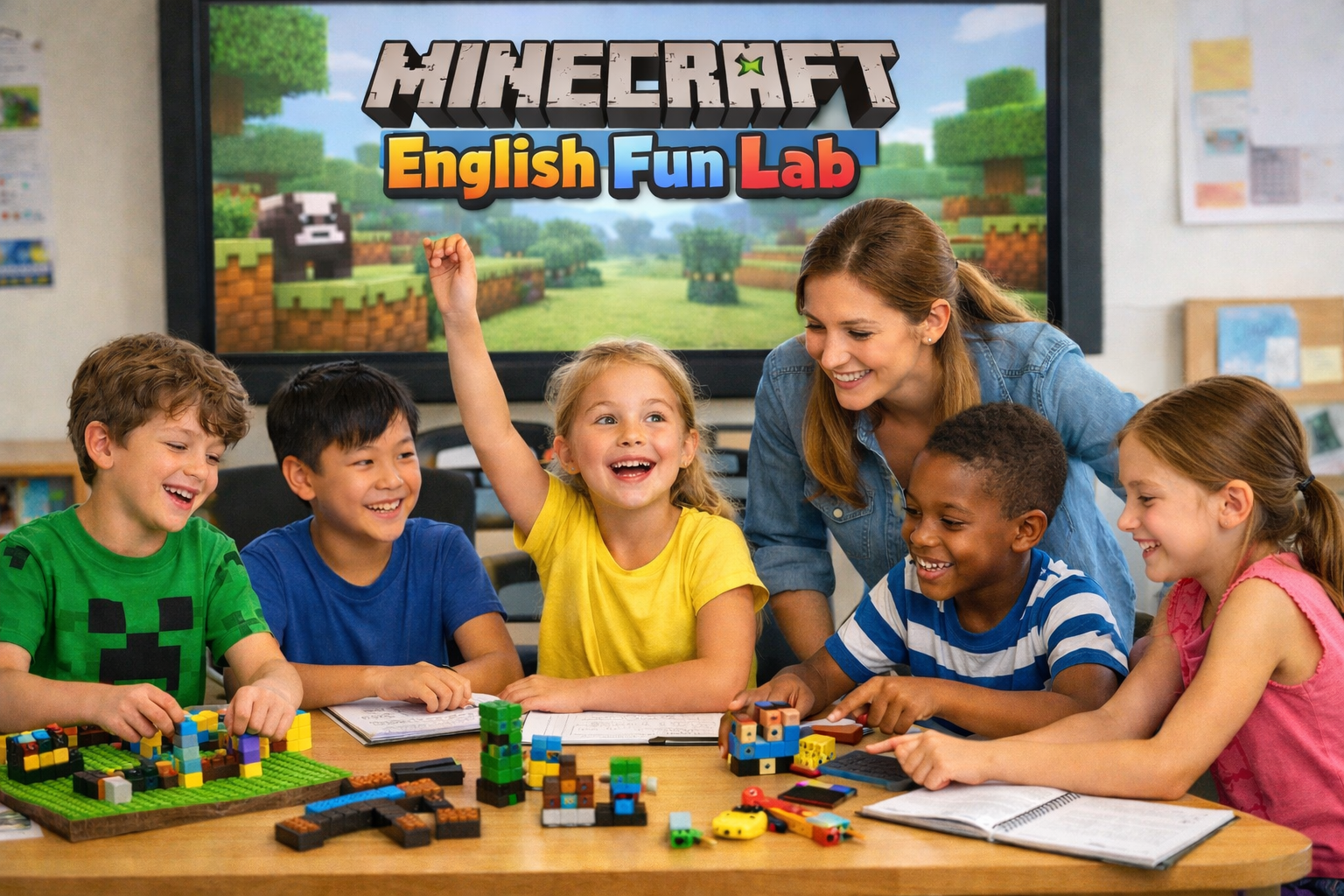 Minecraft Englischkurs für Kinder in München