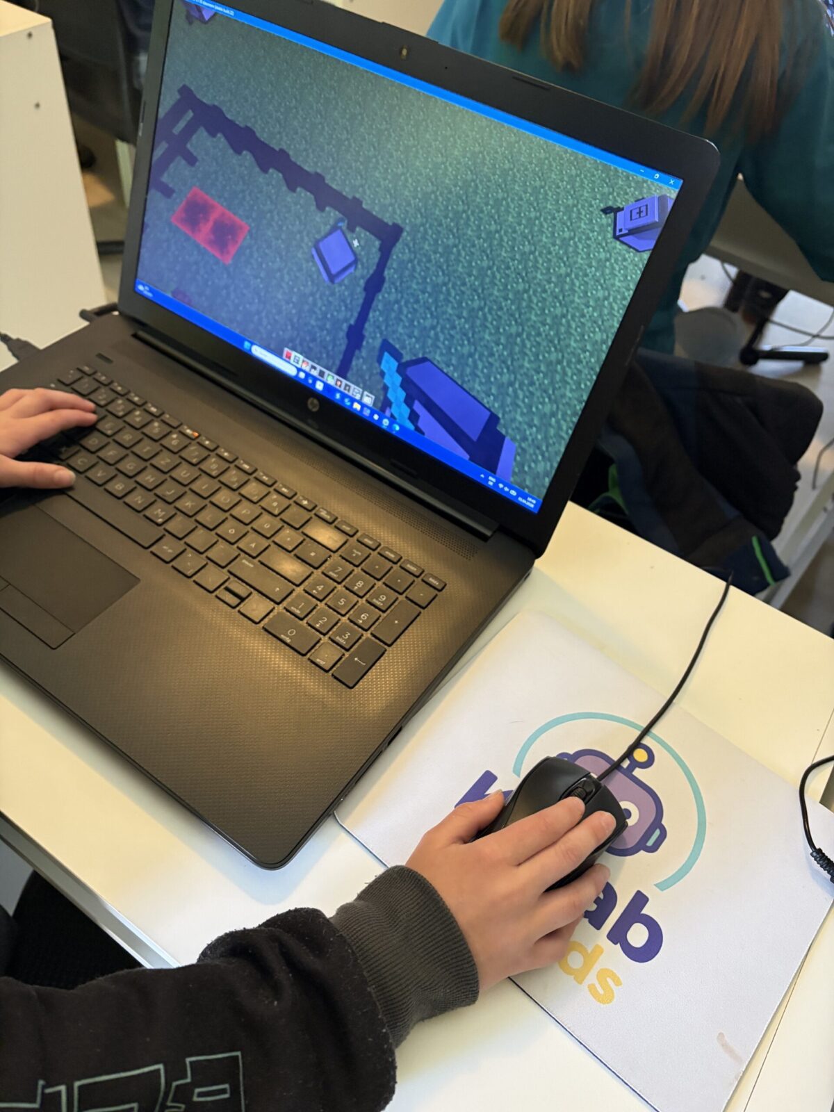 Minecraft Kurs für Kinder in München mit mehreren Teilnehmern