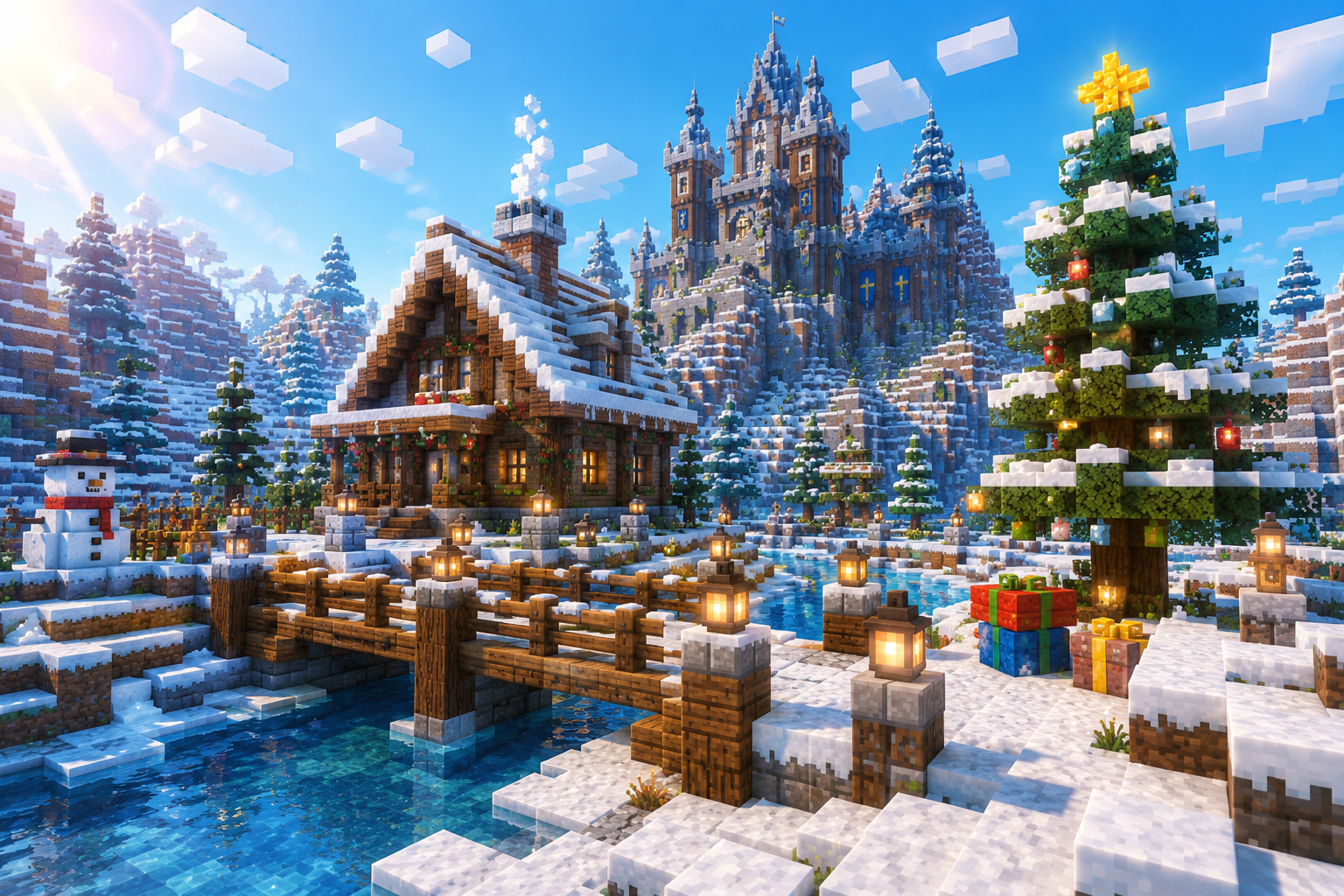 Minecraft Winter Camp