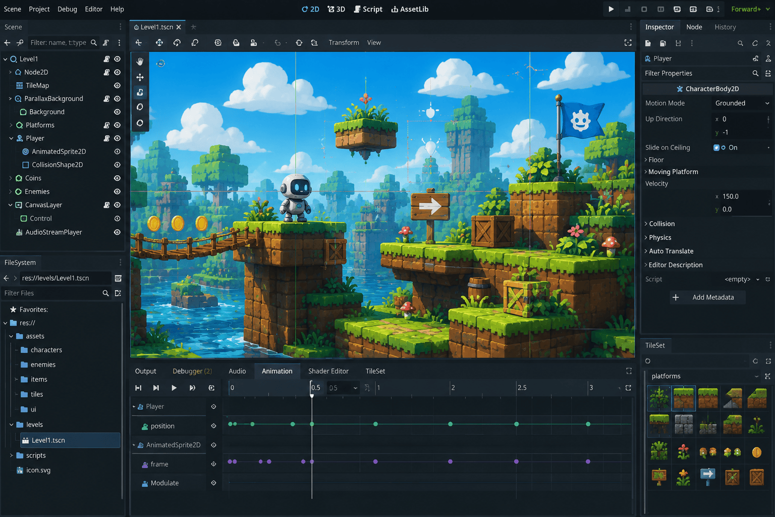 Minecraft in Godot Feriencamp